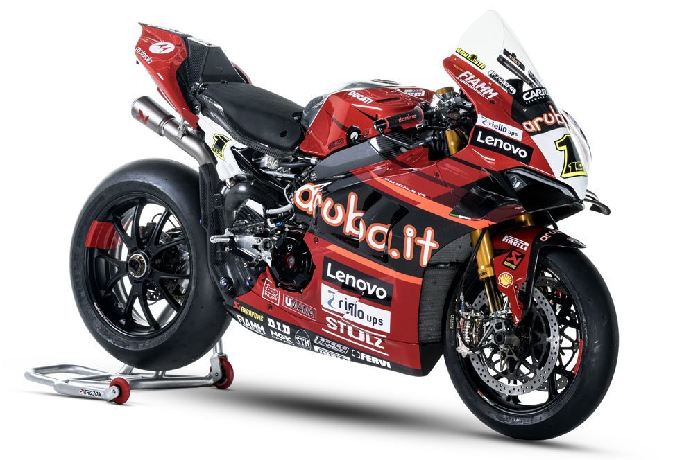 Motor Panigale V4 milik Aruba.it Racing Ducati di WorldSBK 2023. (c) Ducati Corse