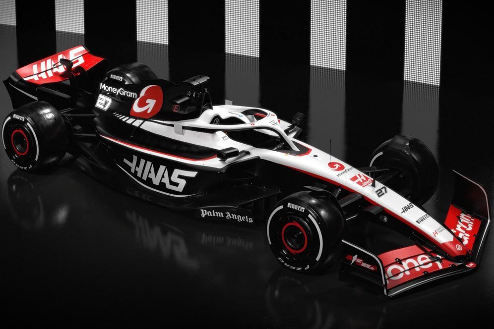 Mobil VF-23 milik MoneyGram Haas F1 Team di Formula 1 2023. (c) Haas F1 Team
