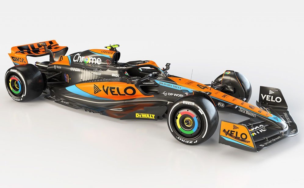 Mobil MCL60 milik McLaren F1 Team di Formula 1 2023. (c) McLaren F1 Team