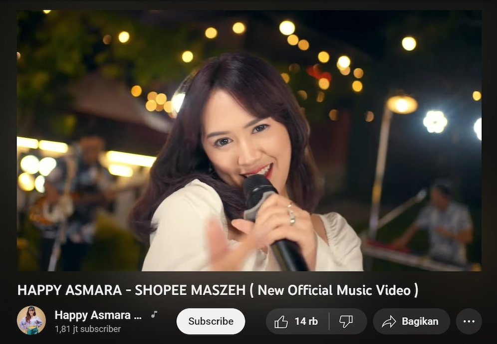 Screenshot YouTube Happy Asmara Music (c) YouTube Happy Asmara Music