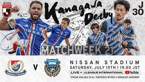 Duel antara Yokohama F. Marinos dan Kawasaki Frontale di Meiji Yasuda J1 League 2023 (c) J.LEAGUE - all rights reserved