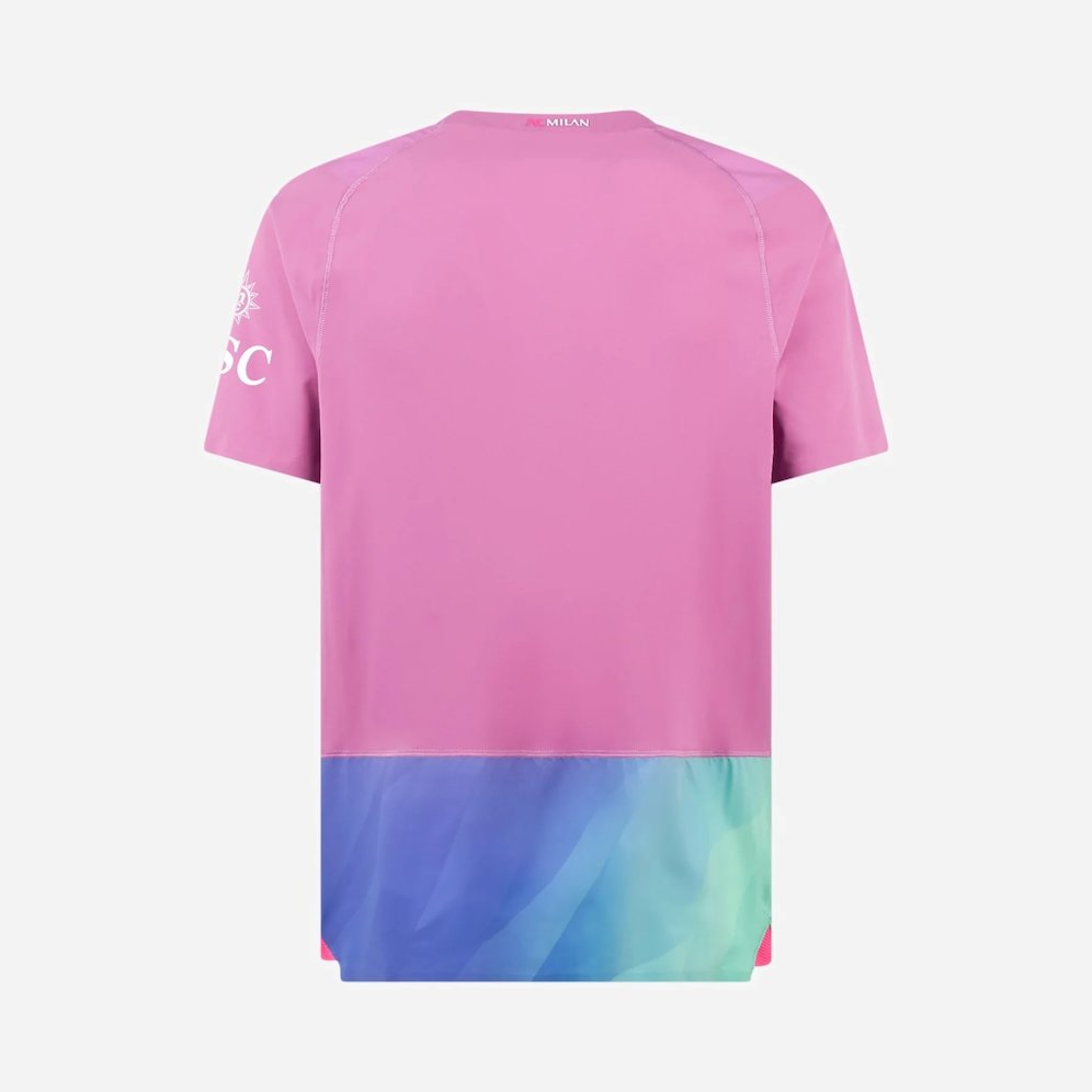 Tampak belakang jersey ketiga AC Milan 2023/2024 (c) Puma