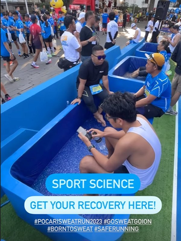 Recovery Booth di POCARI SWEAT RUN INDONESIA 2023. (c) Recovery Booth di POCARI SWEAT RUN INDONESIA 2023