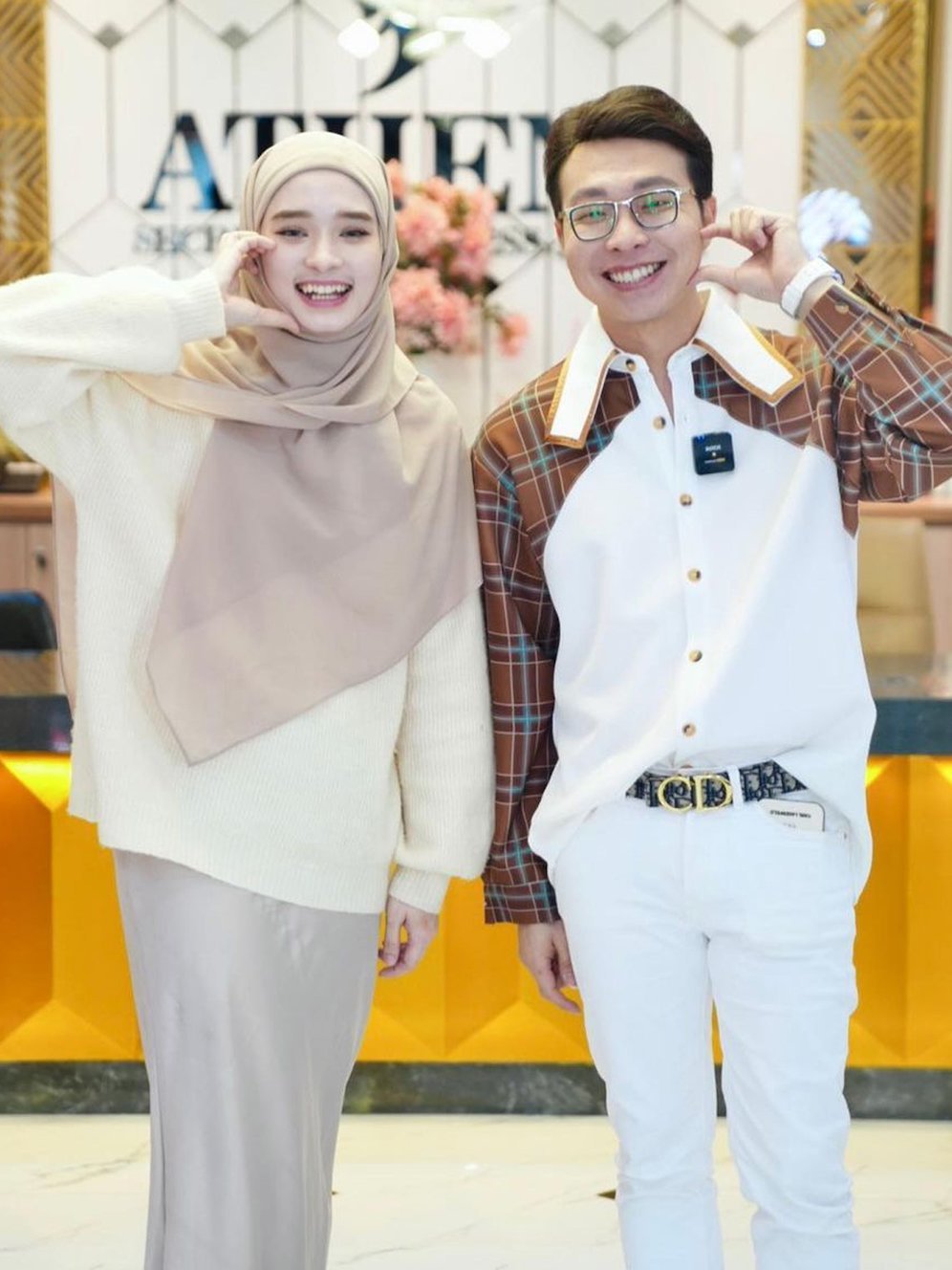 Inara Rusli dan dr. Richard Lee (c) Instagram @dr.richard_lee and mommy_starla