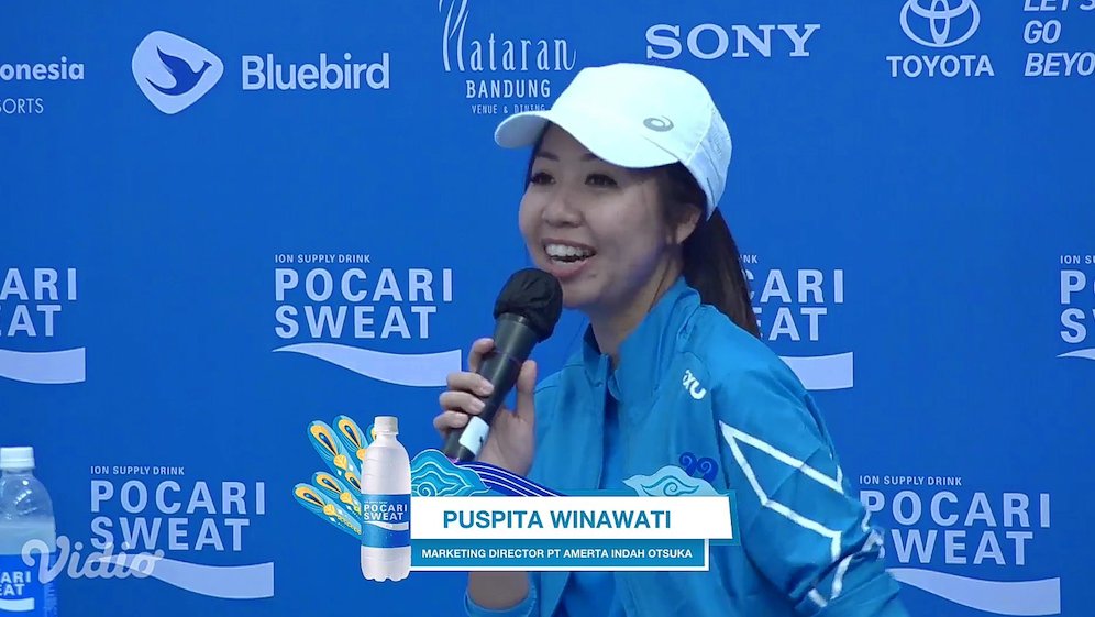 Marketing Director PT Amerta Indah Otsuka, Puspita Winawati (c) Istimewa