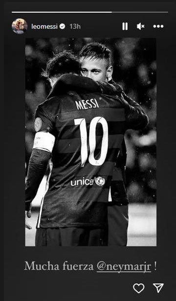  (c) Instagram Story/LeoMessi