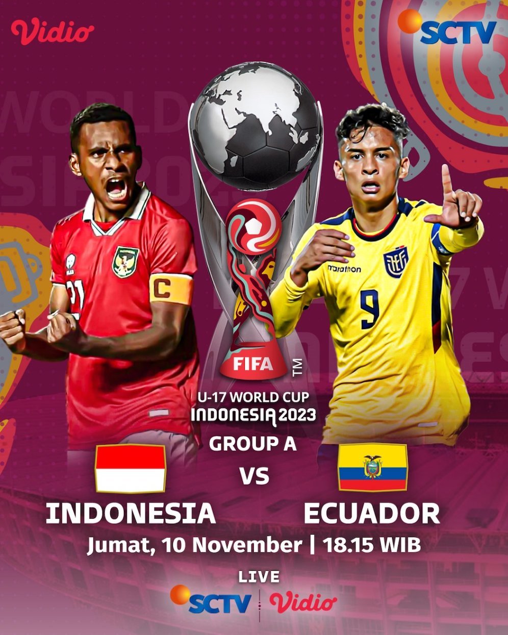 Jadwal Timnas Indonesia U-17 vs Ekuador, Jumat (10/11/2023) (c) Dok. SCM