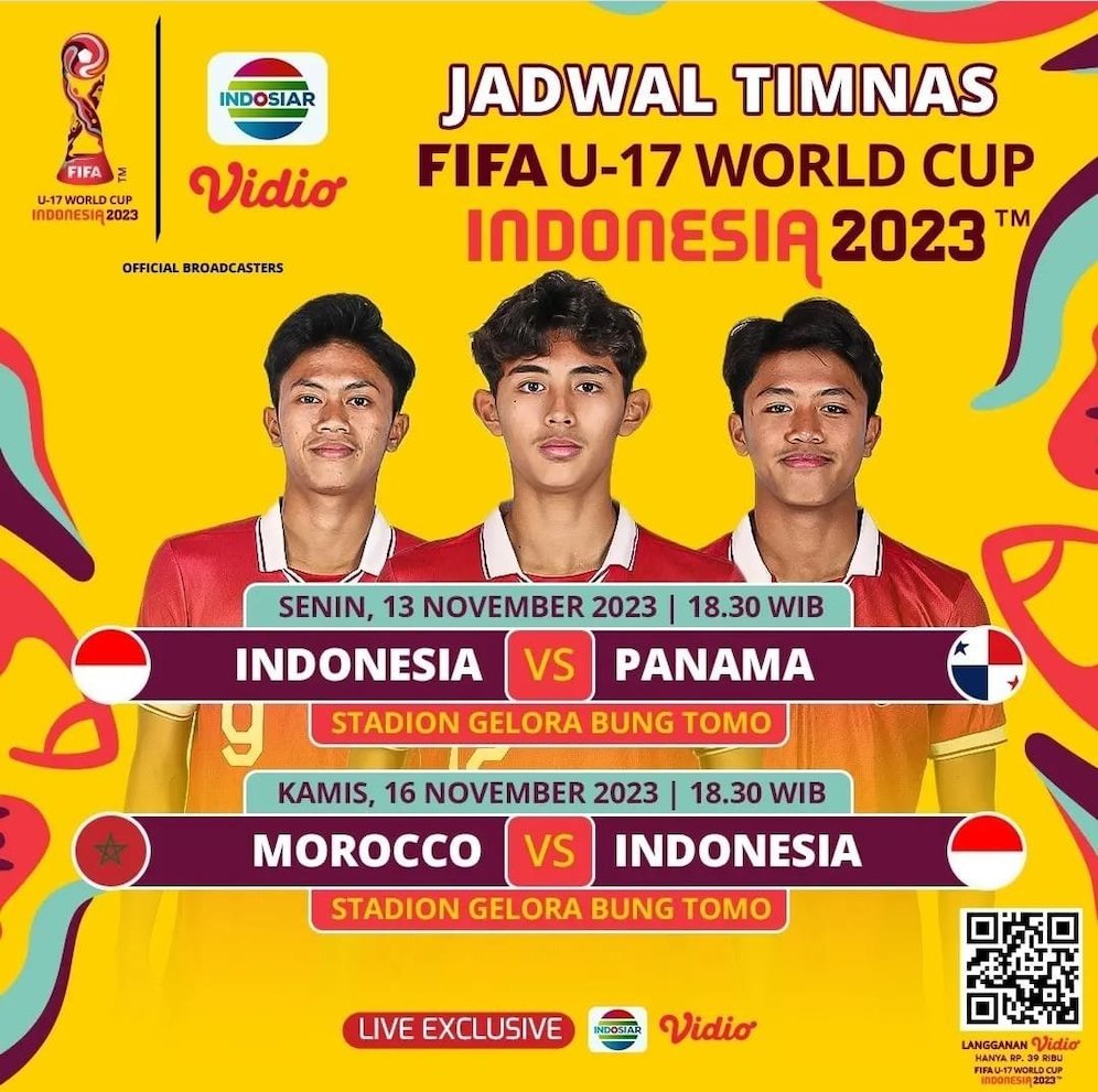 Jadwal Piala Dunia U-17 2023. (c) SCM Group