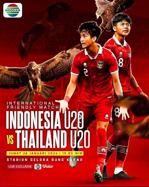 Jadwal Timnas Indonesia U-20 vs Thailand U-20 di Indosiar dan Vidio. (c) SCM