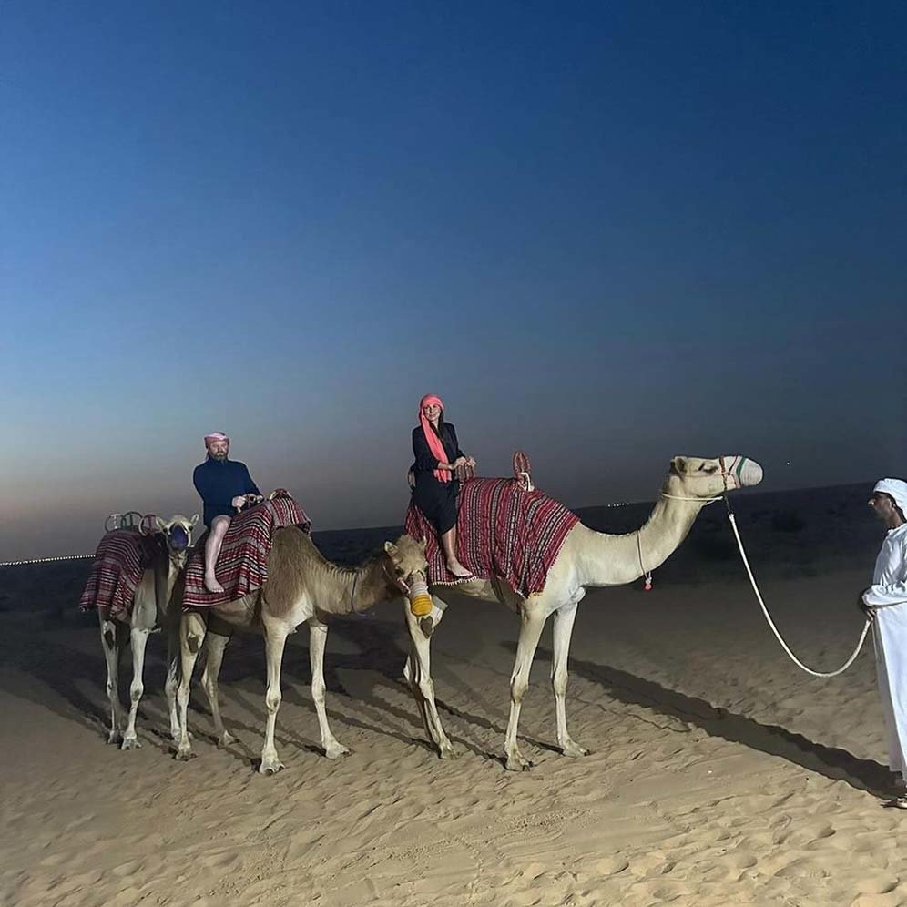 Wayne Rooney dan Coleen Rooney berlibur di Dubai. (c) Instagram/WayneRooney