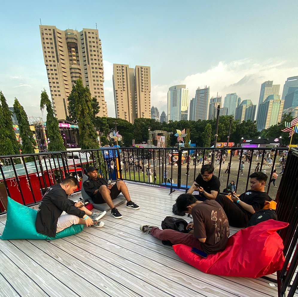 Potret Suasana #ChilldiKLYLounge KLBB Festival 2024 (c) dok.KLY