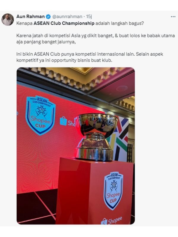 Komentar pemerhati sepak bola di X. (c) istimewa