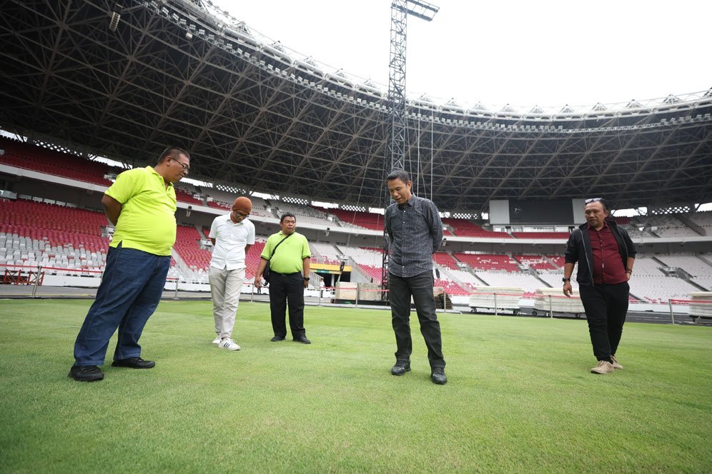 Kondisi Stadion Gelora Bung Karno pada Selasa, 14 Mei 2024 (c) PSSI