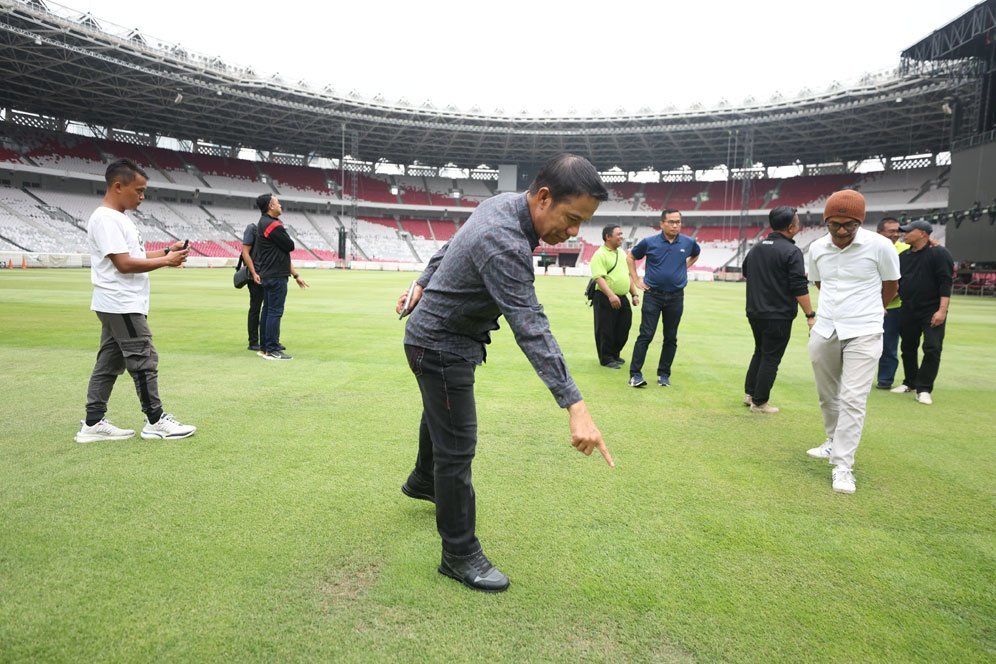 Kondisi Stadion Gelora Bung Karno pada Selasa, 14 Mei 2024 (c) PSSI