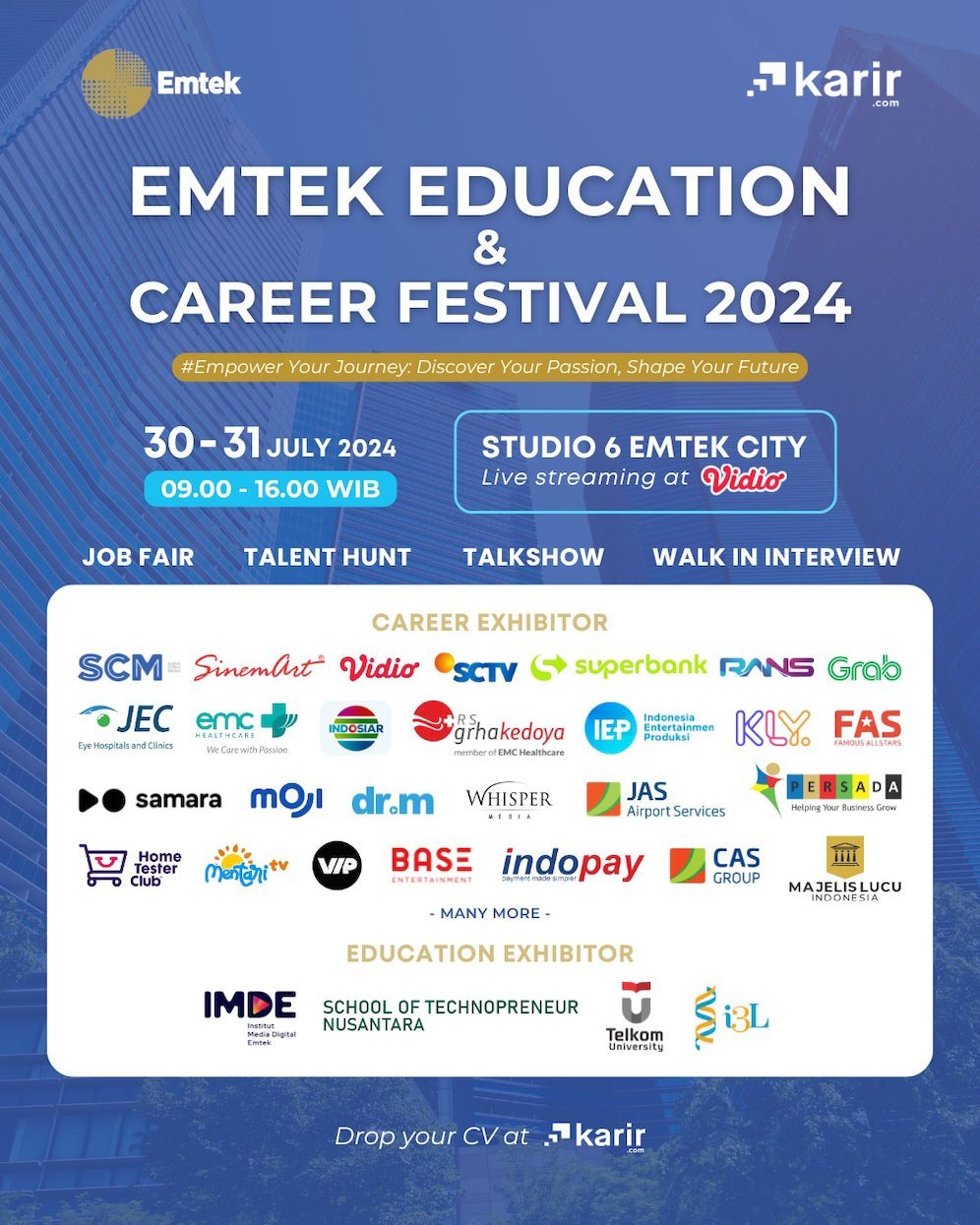 Emtek Education Career Festival 2024. (c) EMTEK