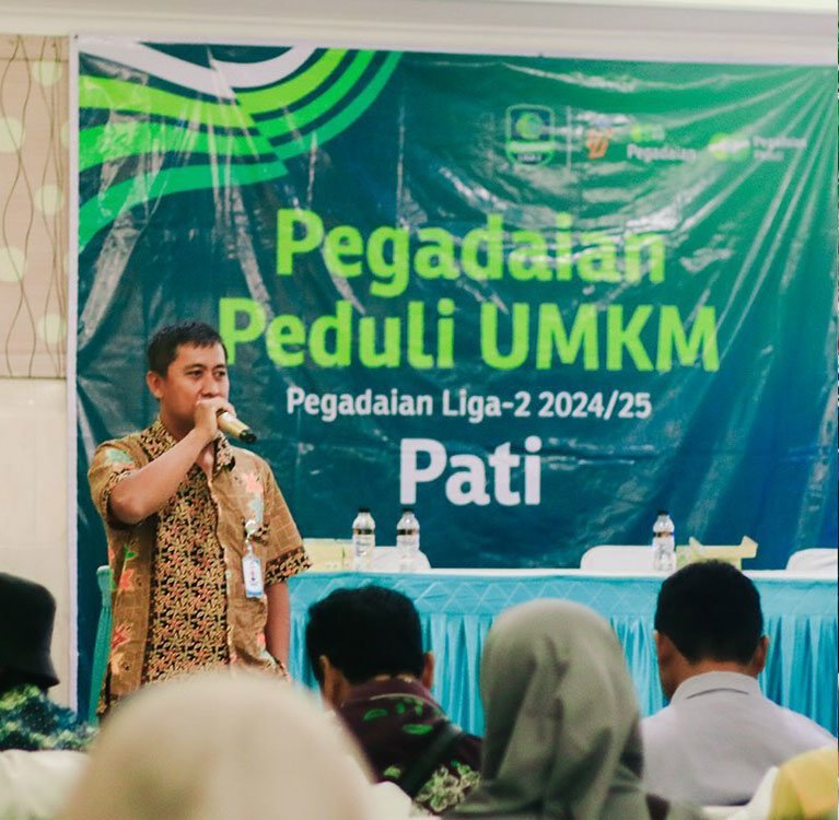 Pegadaian Peduli UMKM Kabupaten Pati. (c) dok.Liga2Match