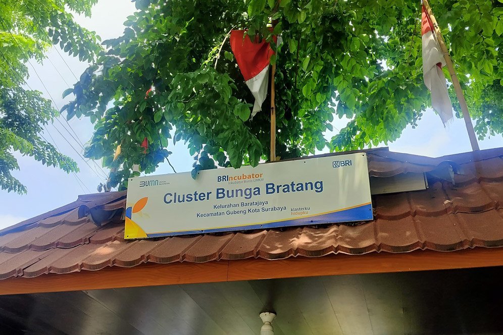 Cluster Bunga Bratang, Surabaya. (c) Bola.net/Afdholud Dzikry