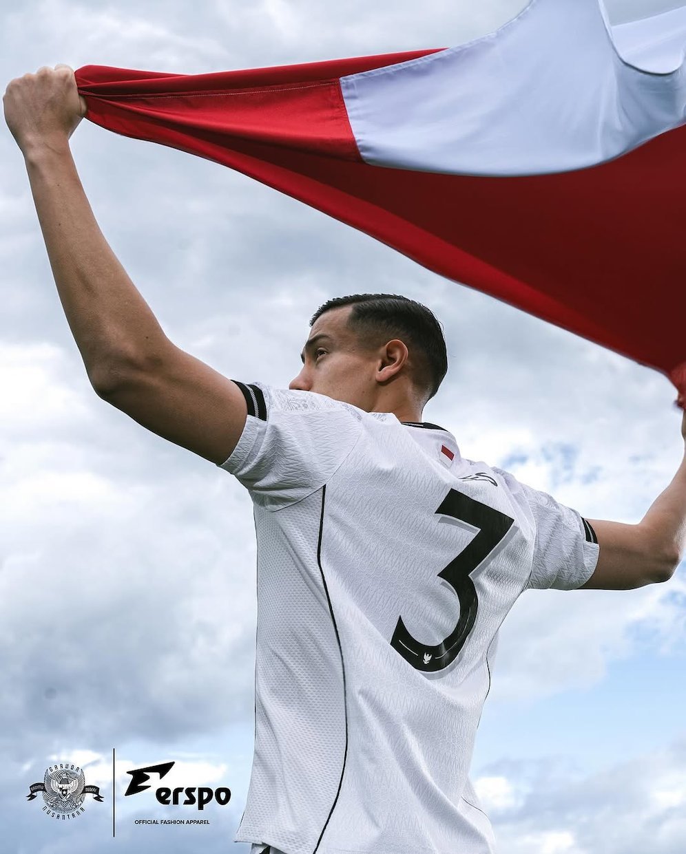 Jersey tandang Timnas Indonesia (c) Dok. ERSPO