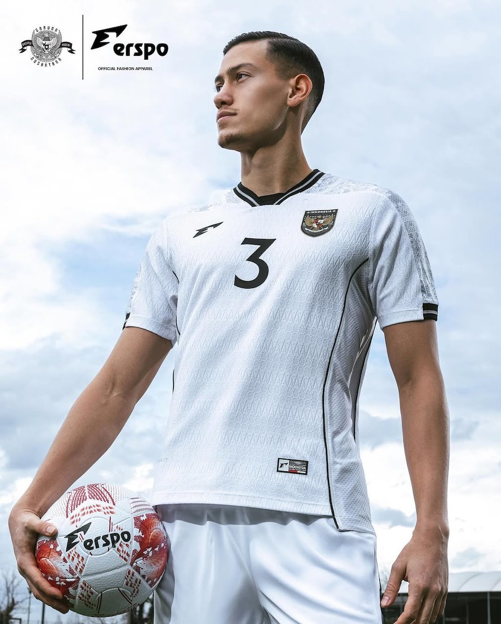 Jersey tandang Timnas Indonesia (c) Dok. ERSPO