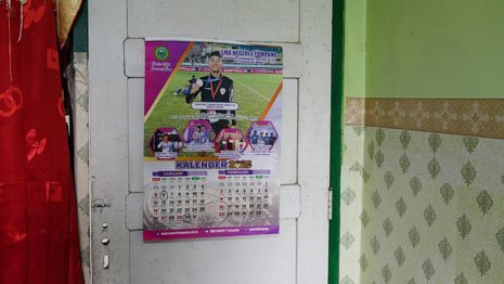Foto Evandra Florasta dalam Kalender SMA Negeri 1 Tumpang (c) Adhib Mujaddid