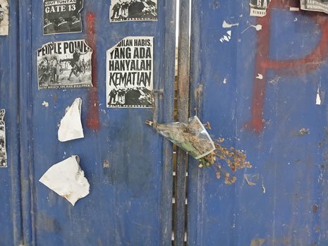 Kondisi Gate 13, salah satu titik pusat Tragedi Kanjuruhan (c) Asad Arifin