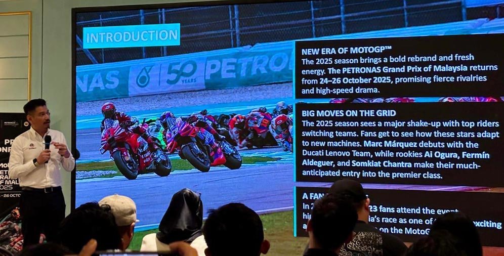 Petronas Sepang International Circuit kunjungi Indonesia untuk Roadshow Regional MotoGP Malaysia 2025. (c) Istimewa