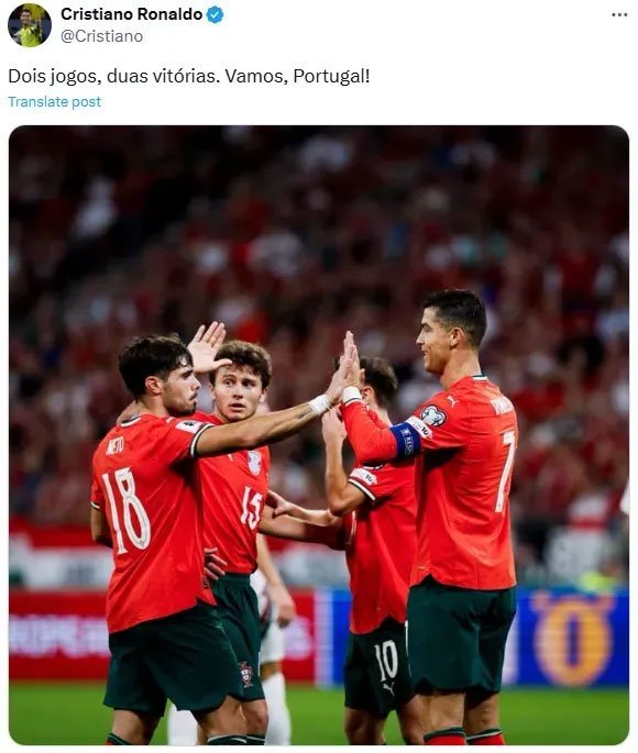 Unggahan Cristiano Ronaldo (c) ist