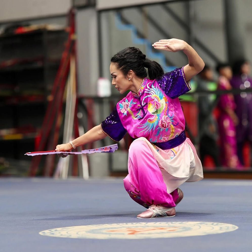 Persiapan Krisdayanti jelang kejuaraan dunia wushu di China pada 14-20 Oktober 2025. (c) Instagram/krisdayantilemos