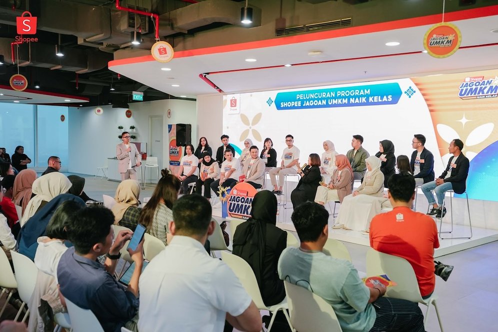 Peluncuran Program Shopee Jagoan UMKM Naik Kelas. (c) Istimewa