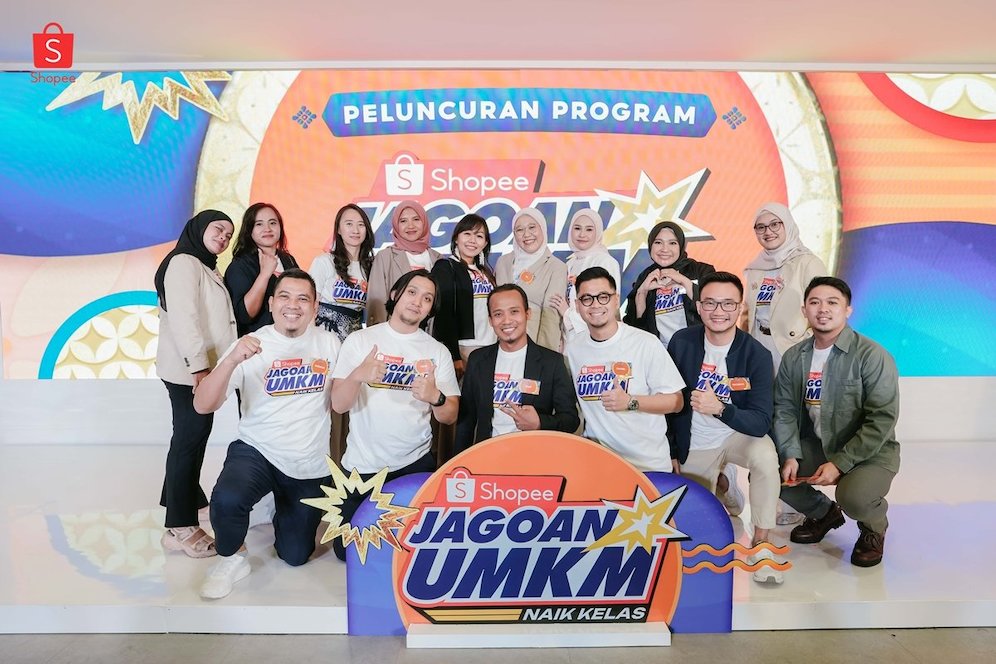 Peluncuran Program Shopee Jagoan UMKM Naik Kelas. (c) Istimewa