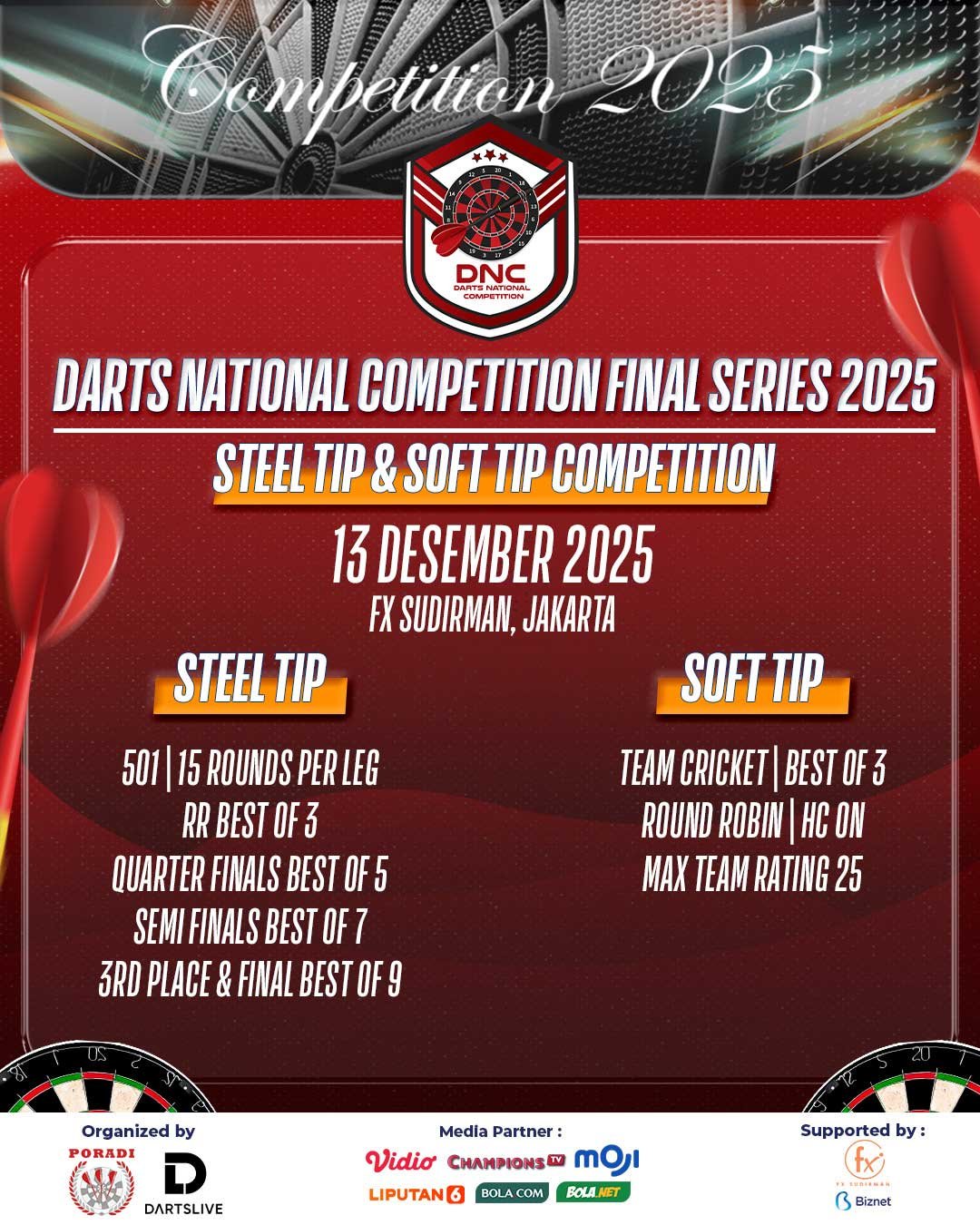 Darts National Competition 2025 (c) Istimewa