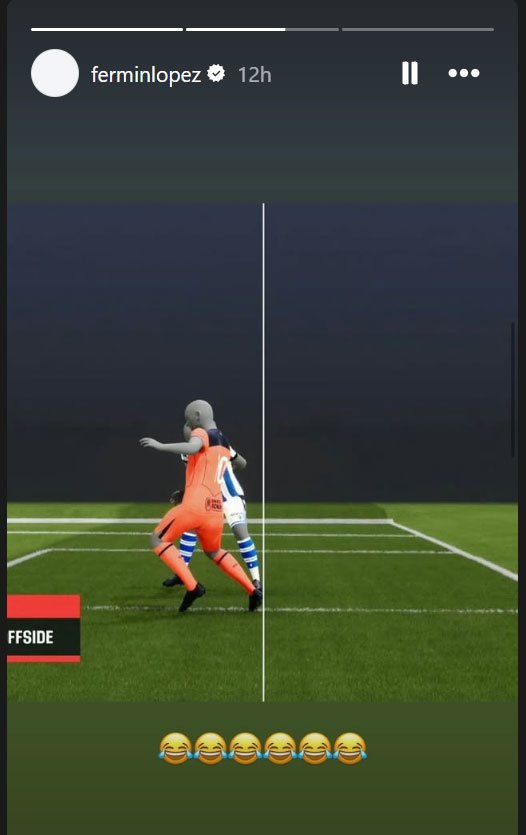  (c) Dok. Instagram Story Fermin Lopez/@ferminlopez