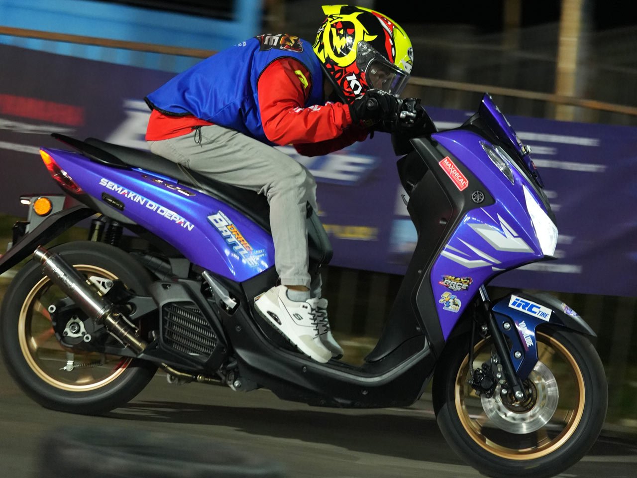 Yamalube Turbo Matic Drag Battle di Yamaha Cup Race 2026 Sidrap. (c) Yamaha Indonesia