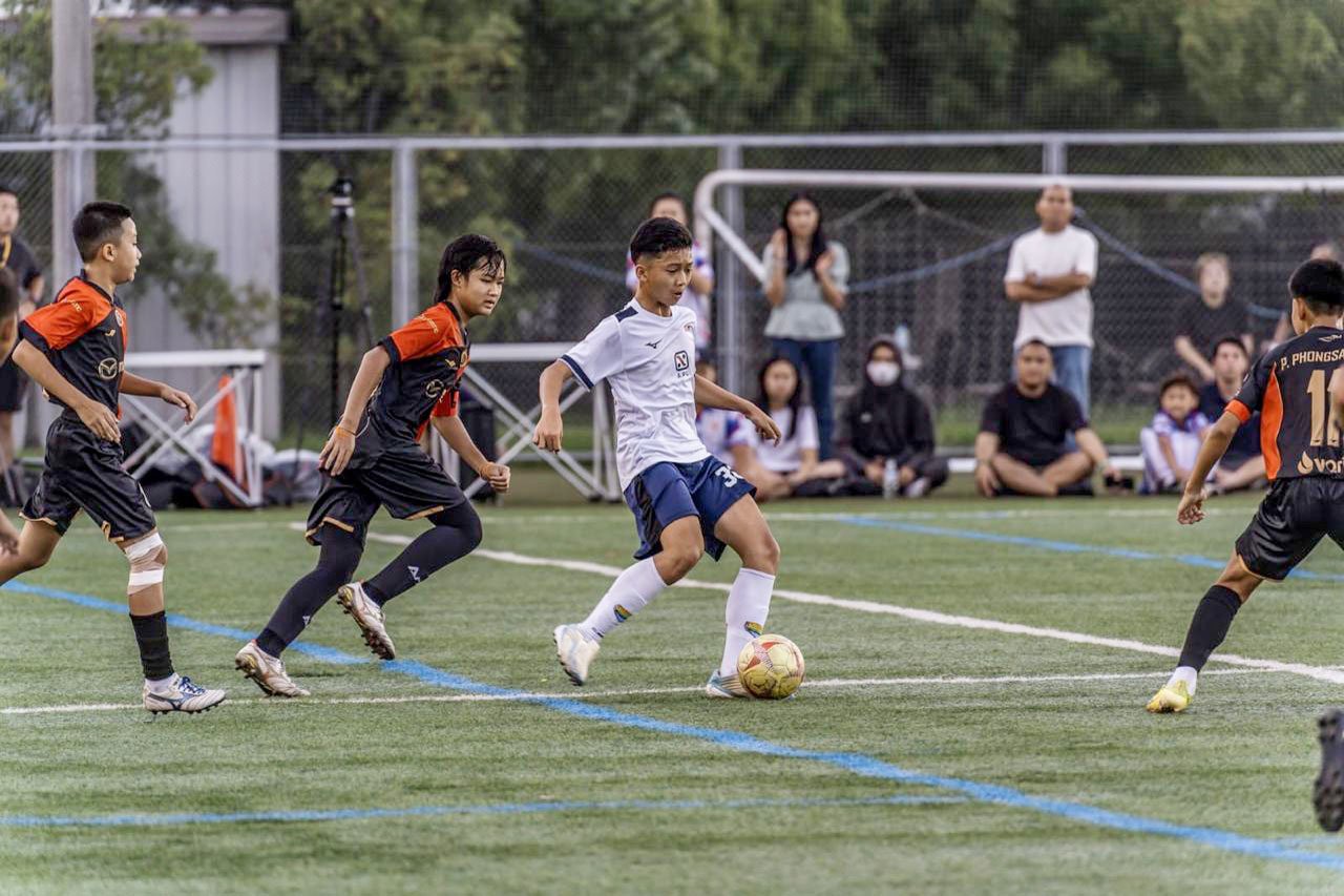 Aksi pemain tim Agung Podomoro Land Indonesia yang mewakili Indonesia pada ajang U-12 Junior Soccer World Challenge di Jepang (c) Istimewa