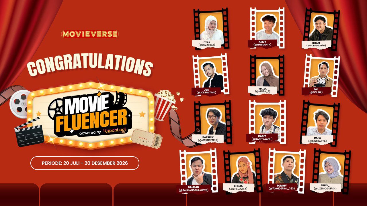 Sebanyak 13 orang terpilih sebagai Moviefluencer Batch 1 Tahun 2026 setelah melalui proses seleksi (c) Kapanlagi