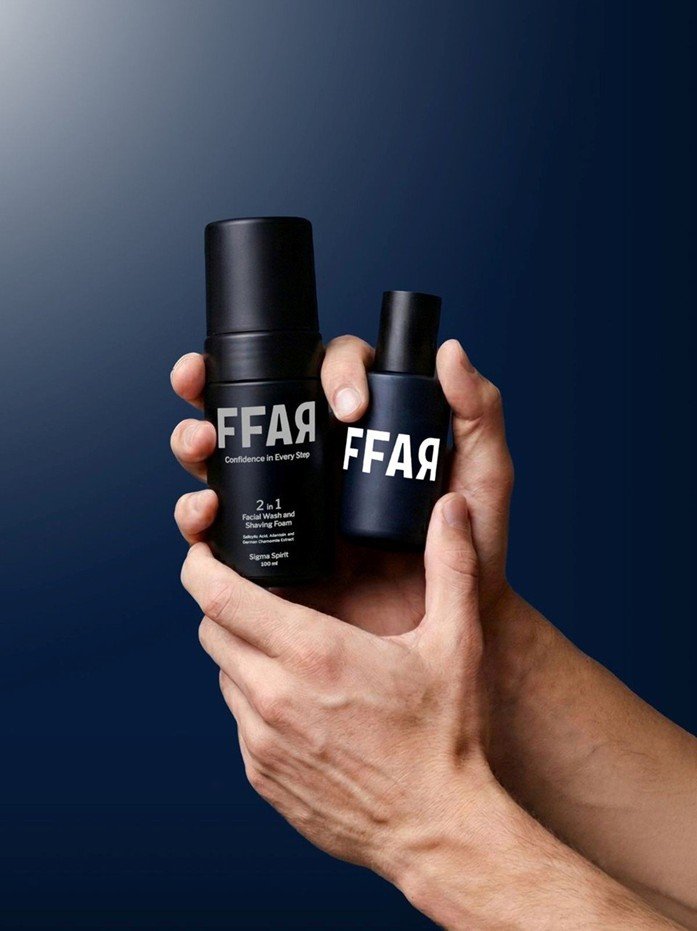 FFAR Sigma Spirit 2in1 Face Wash Shaving Foam. (c) FFAR