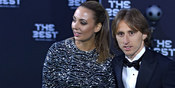 Galeri Best FIFA Awards: Luka Modric & Vanja Bosnic