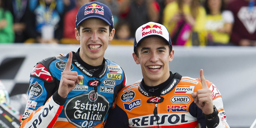 Alex dan Marc Marquez (c) AFP