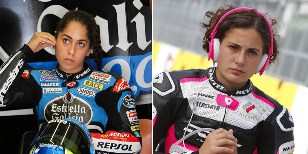 Maria Herrera dan Ana Carrasco (c) MotoGP