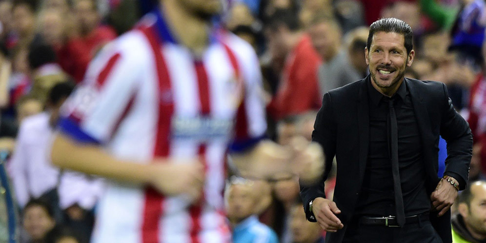 Diego Simeone seolah punya formula anti-Real Madrid (c) AFP