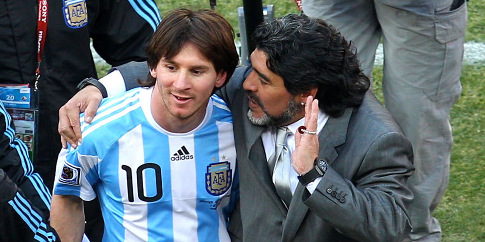 Sebut Tak Punya Jiwa Pemimpin, Maradona Ogah Disebut Kritik Messi