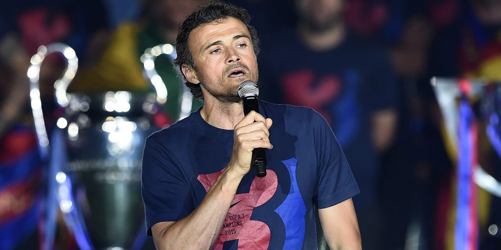 Luis Enrique (c) AFP