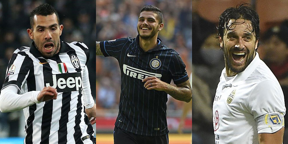 Lima Striker Terbaik Serie A 2014/15 Lima Striker Terbaik Serie A 2014/15