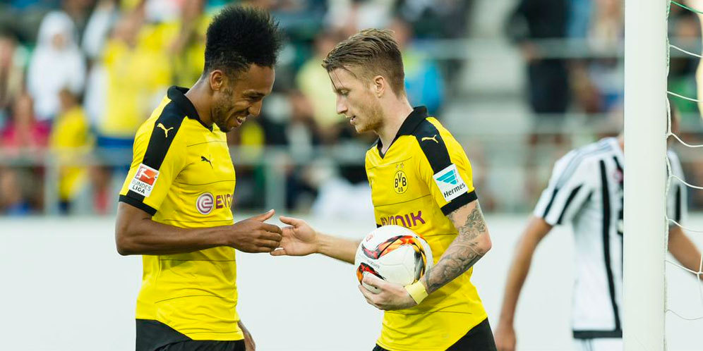 Bromance Menggemaskan Reus dan Aubameyang