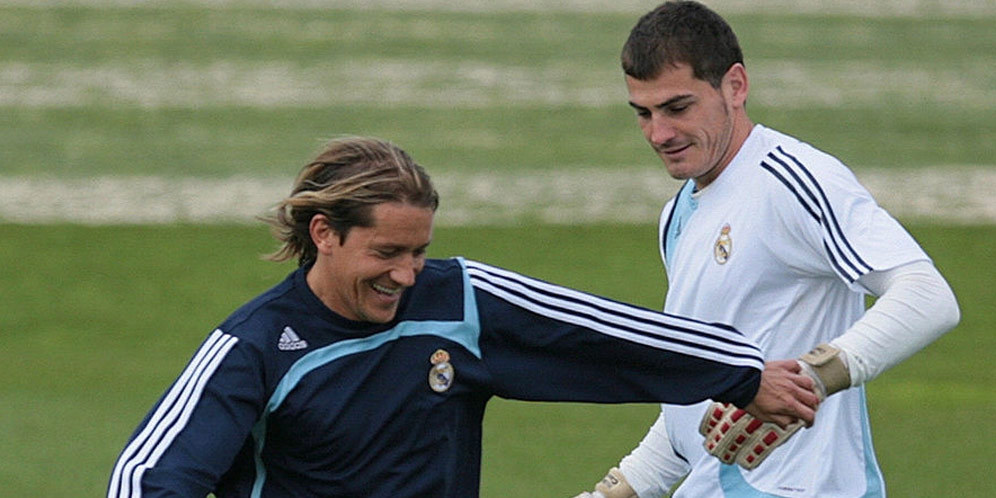 Michel Salgado dan Iker Casillas