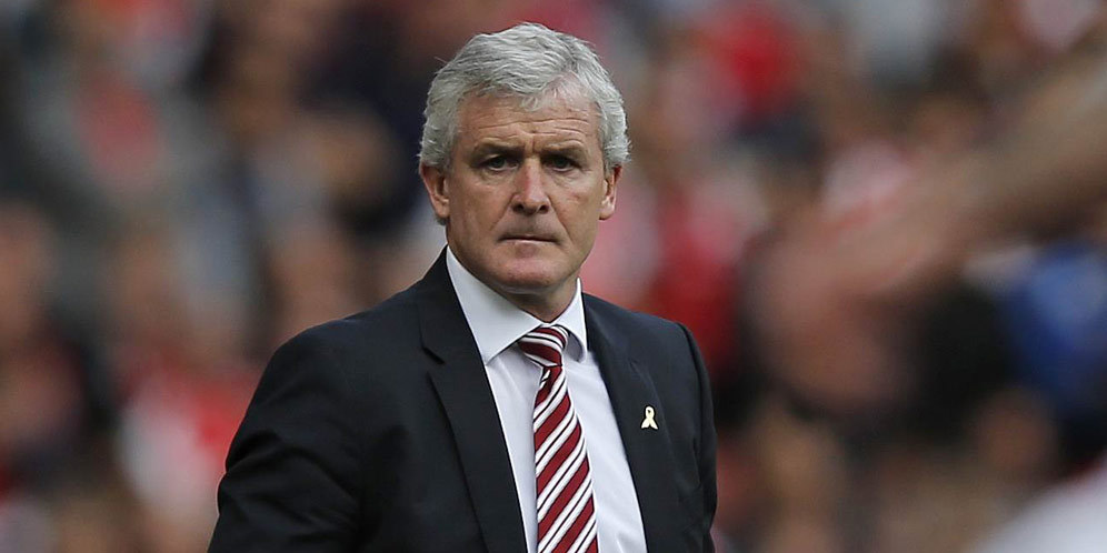 Hughes Pede Stoke Sulitkan Arsenal di Britannia