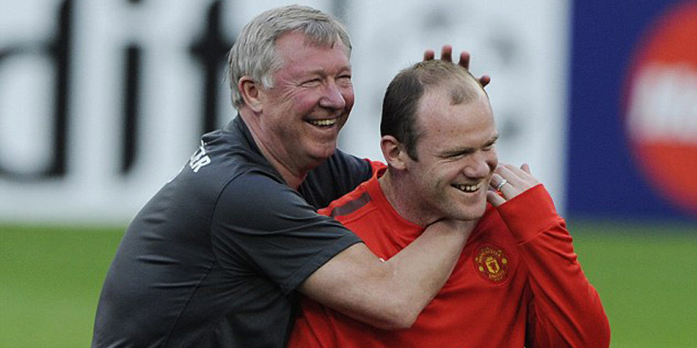 Wayne Rooney & Sir Alex Ferguson