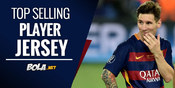 Jersey Messi Puncaki 10 Besar Terlaris Dunia
