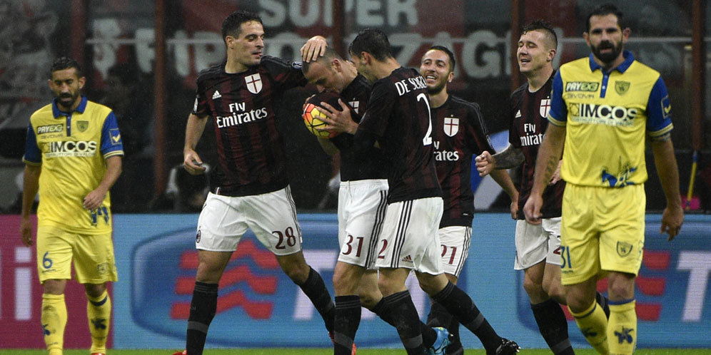 Hasil Pertandingan AC Milan vs Chievo: Skor 1-0