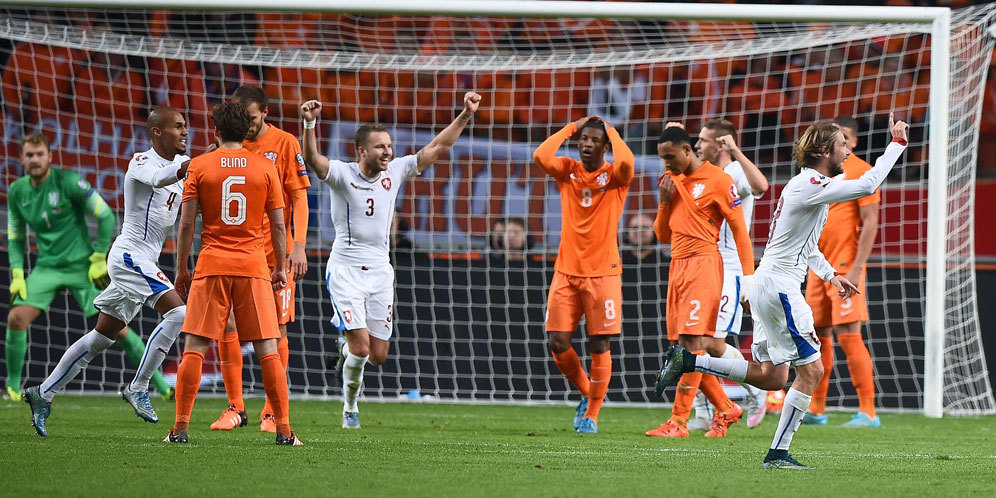 Hasil Pertandingan Belanda vs Republik Ceko: Skor 2-3